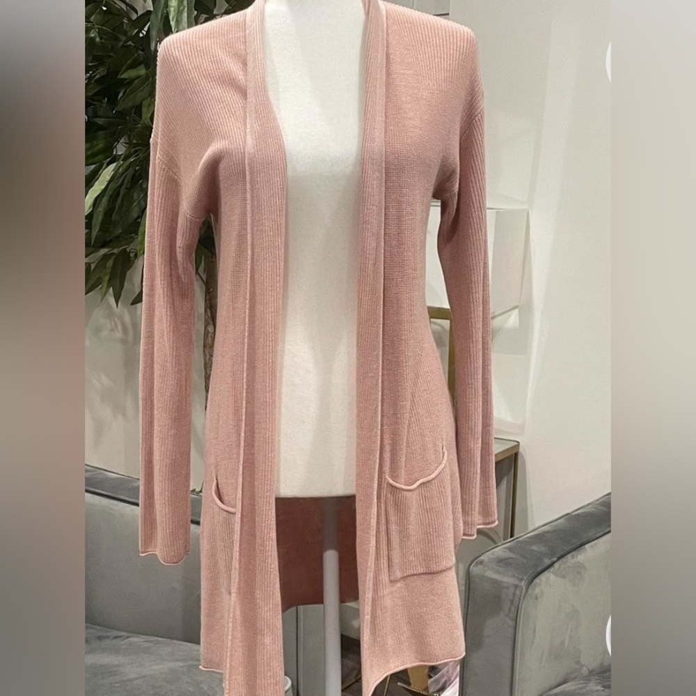 Pink cardigan